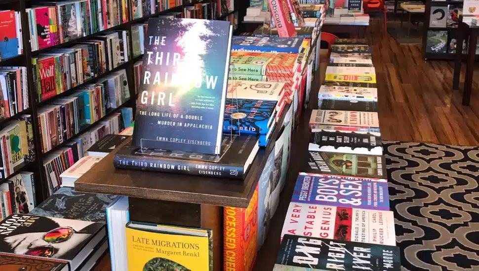 A display at Narberth Bookshop.