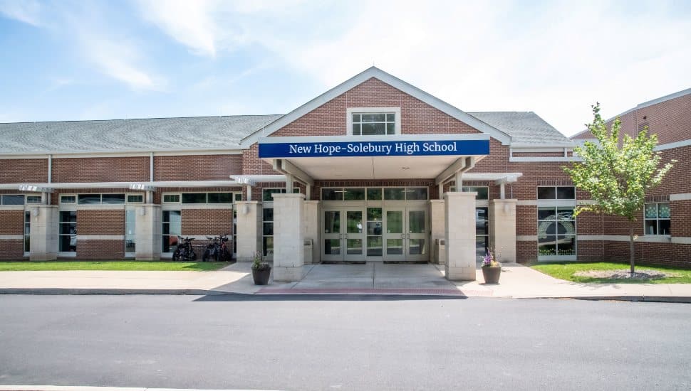 New Hope-Solebury High School entrance.