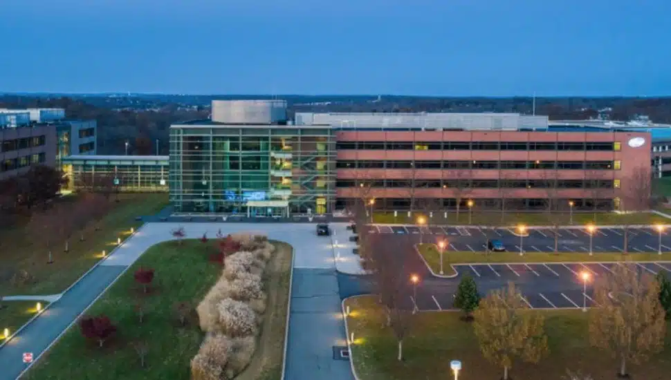 Aerial view of the Bridge at Collegeville.