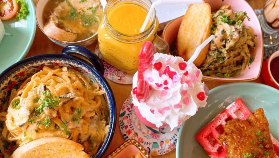 Food from Vanilla Café.