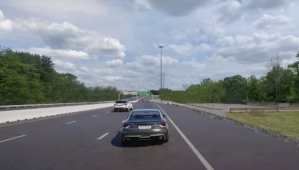 A rendering of the new toll booth-less Willow Grove Interchange.