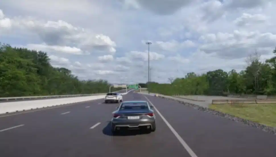 A rendering of the new toll booth-less Willow Grove Interchange.