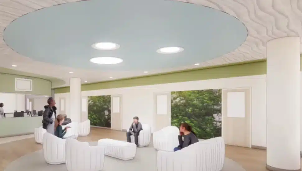 A rendering of the proposed Emergency Behavioral Health Crisis Center.