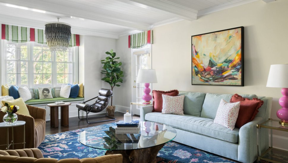 Couple Transforms Malvern Home with Vibrant Color and Personal Style