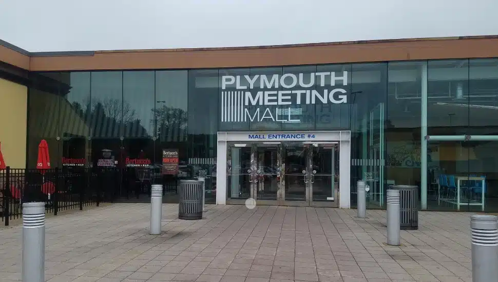 Outside of the Plymouth Meeting Mall.