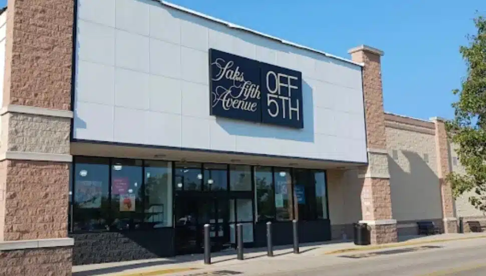 The facade of Saks Off 5th.