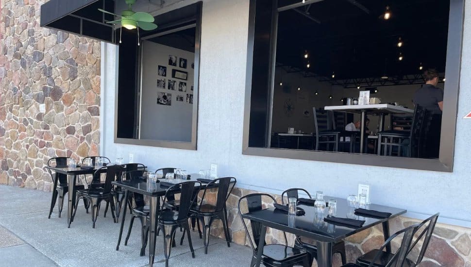 Outside seating of the former Trio North Wildwood.