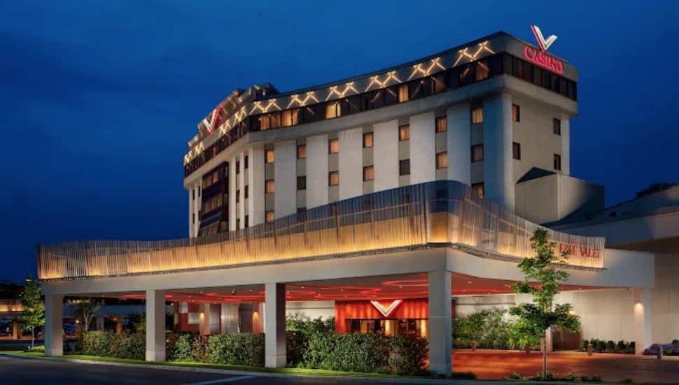 Exterior of the Valley Forge Casino Resort.