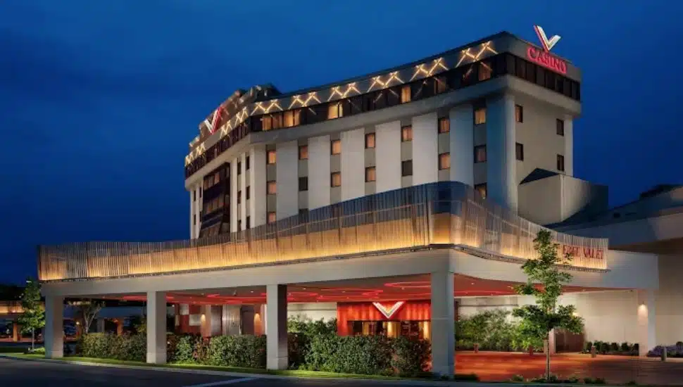Exterior of the Valley Forge Casino Resort.