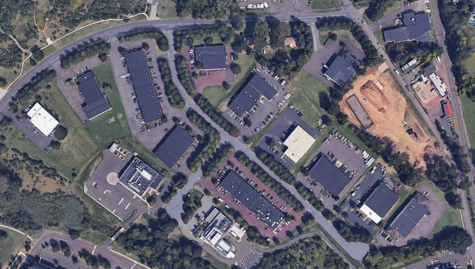 Aerial view of the insutrial properties sold by Velocity Venture Partners.