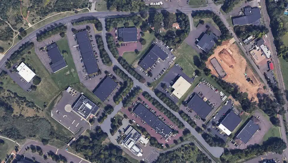 Aerial view of the insutrial properties sold by Velocity Venture Partners.