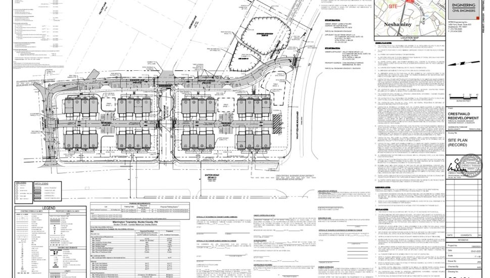 Project for 32-Townhomes Gets Final Approval from Warrington Officials