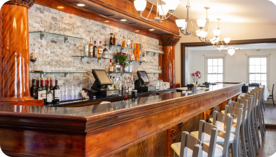 Bar at Guru’s Indian Cuisine.