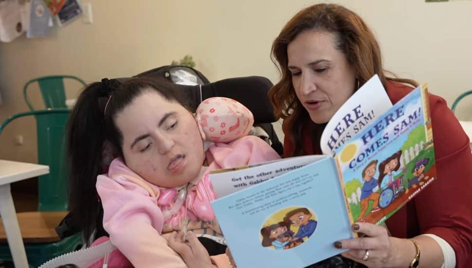 Local author Jannesy DeLeon with her daughter Gabby.