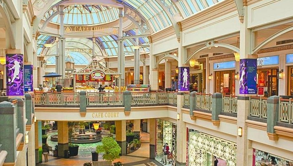 Inside the King of Prussia Mall.