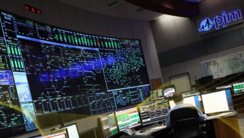 A look inside PJM Interconnection's grid room.