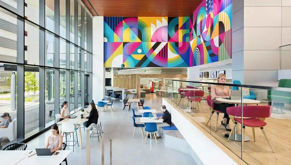 Inside the Cencora headquarters in Conshohocken.