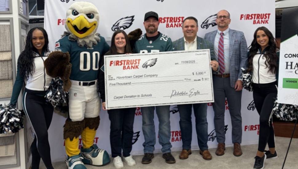 Firstrust Bank, Philadelphia Eagles Elevate Havertown Carpet Co. Through Brotherly Shove Business Spotlight