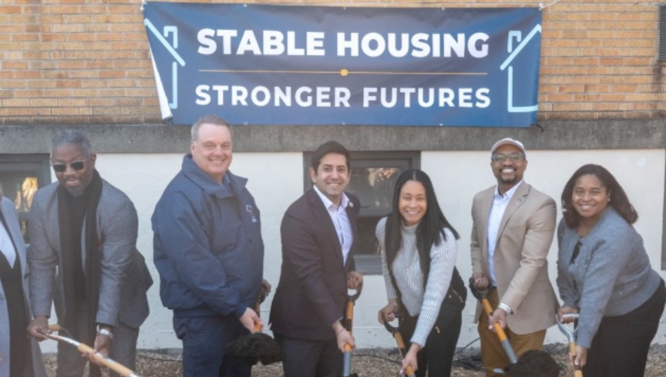 Montgomery County Commissioners break ground on new Norristown Housing Center.