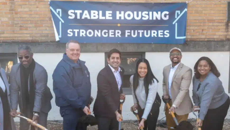 Montgomery County Commissioners break ground on new Norristown Housing Center.