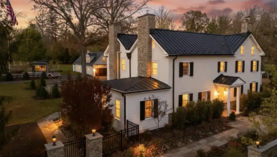 First Bank House of the Week: Restored 1725 Farmhouse on 3 Acres Lists in Lower Gwynedd