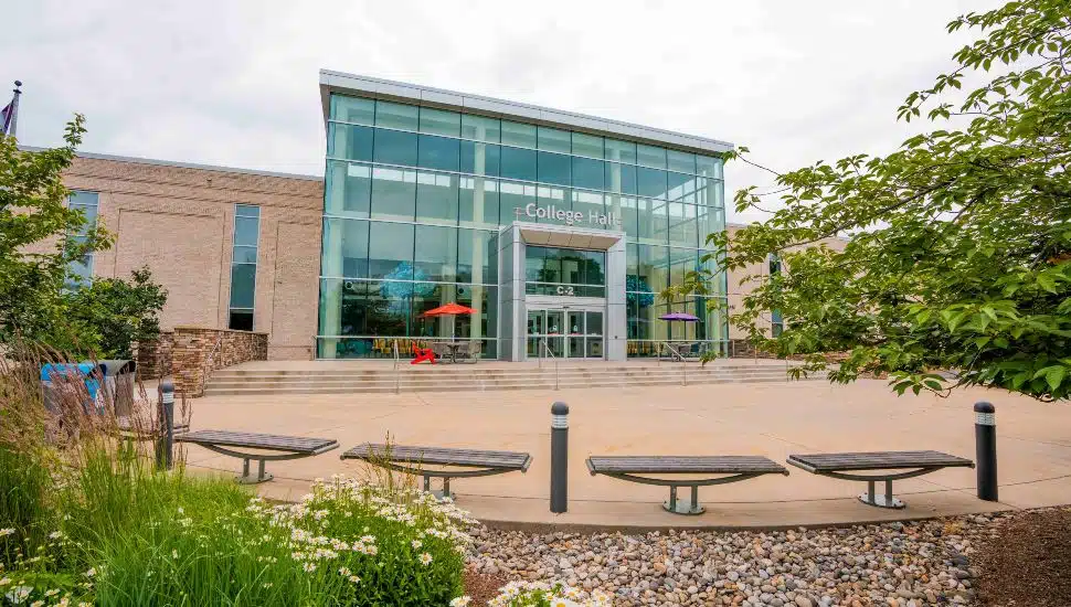 College Hall on the Blue Bell Campus of Montgomery County Community College.