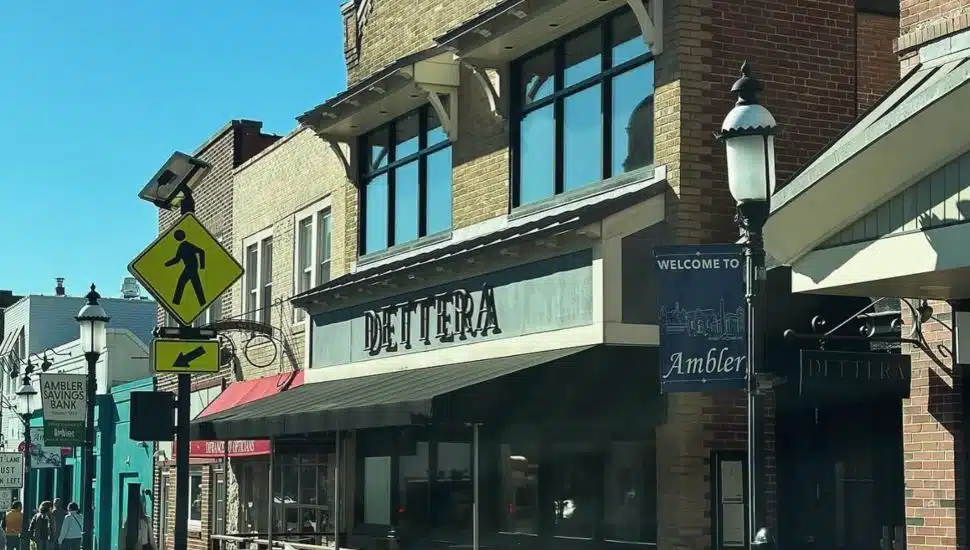 Out front of the former Dettera in Ambler.