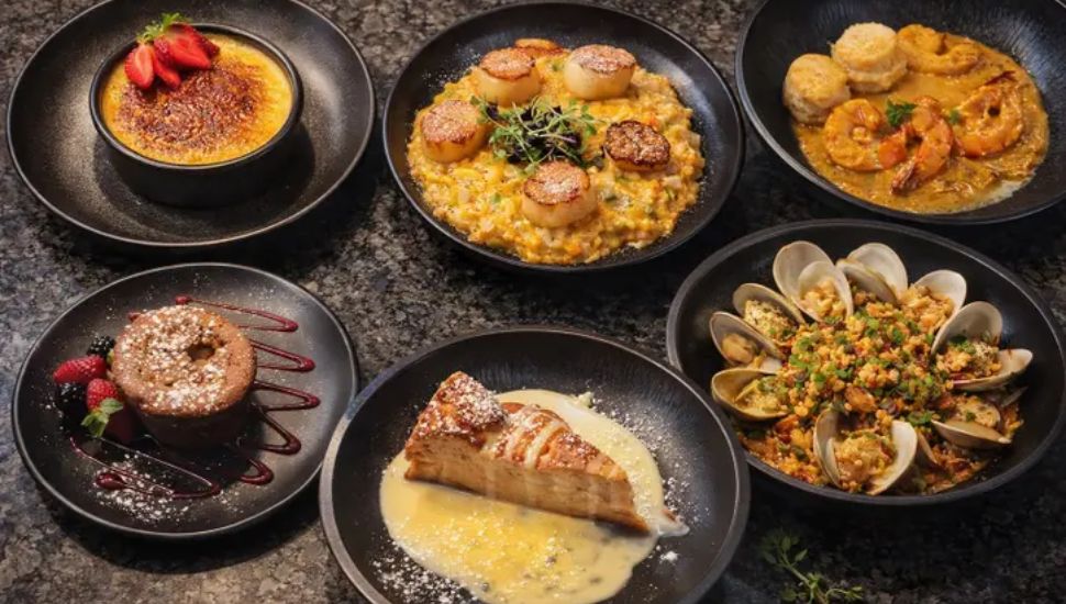 Food from Melange.