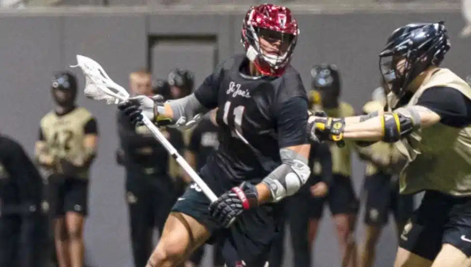St. Joe's lacrosse captain Griffin Mallory.