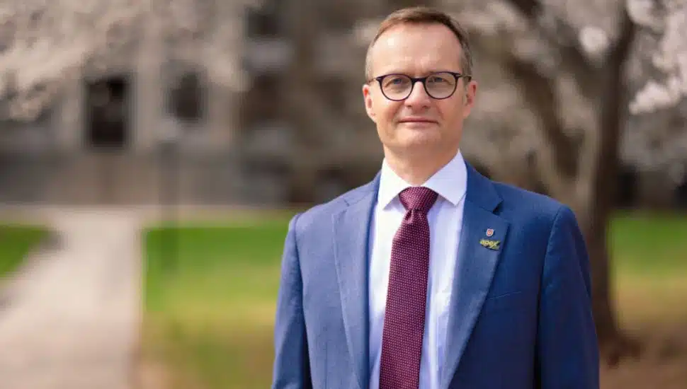 Ursinus College's new president, Gundolf Gruml, Ph.D.