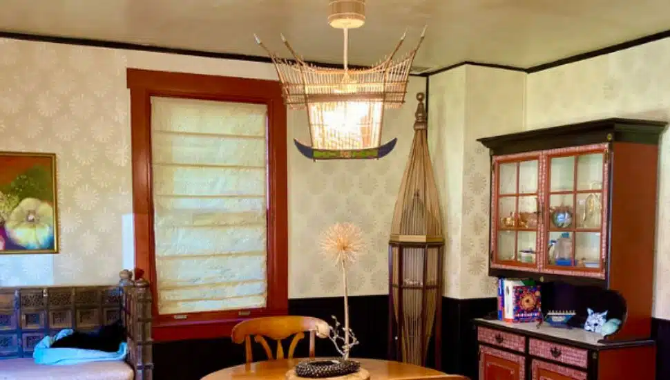 Inside Carl Krash's Narberth home.