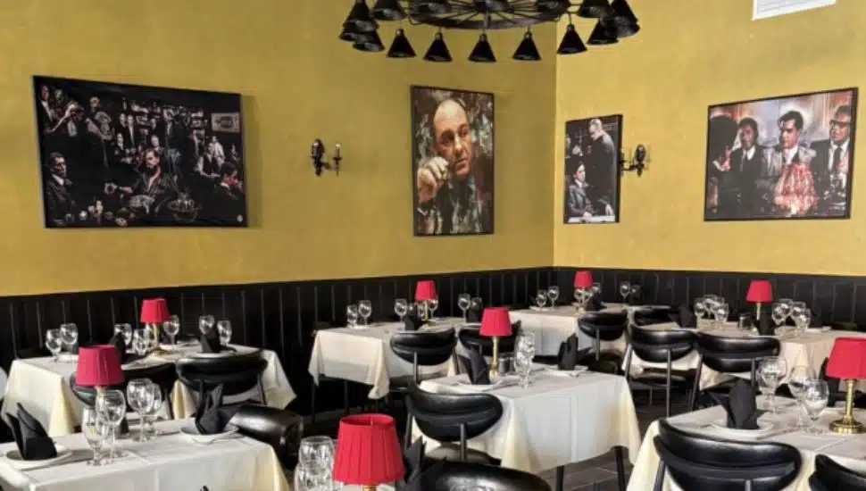 Raff's dining room in Ardmore.