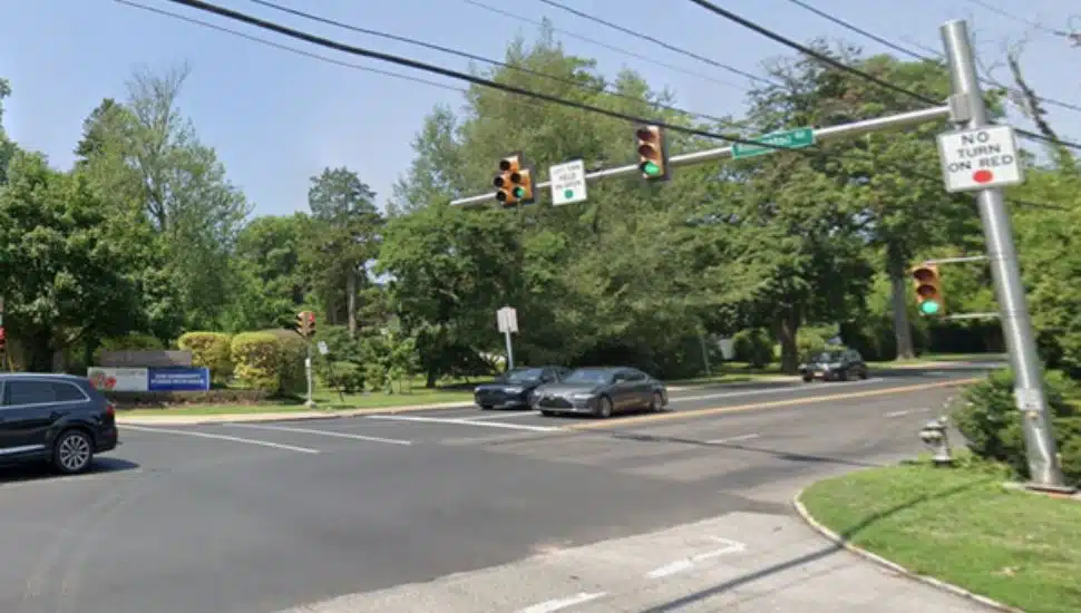 The intersection at Remington Road and Lancaster Avenue in Lower Merion.
