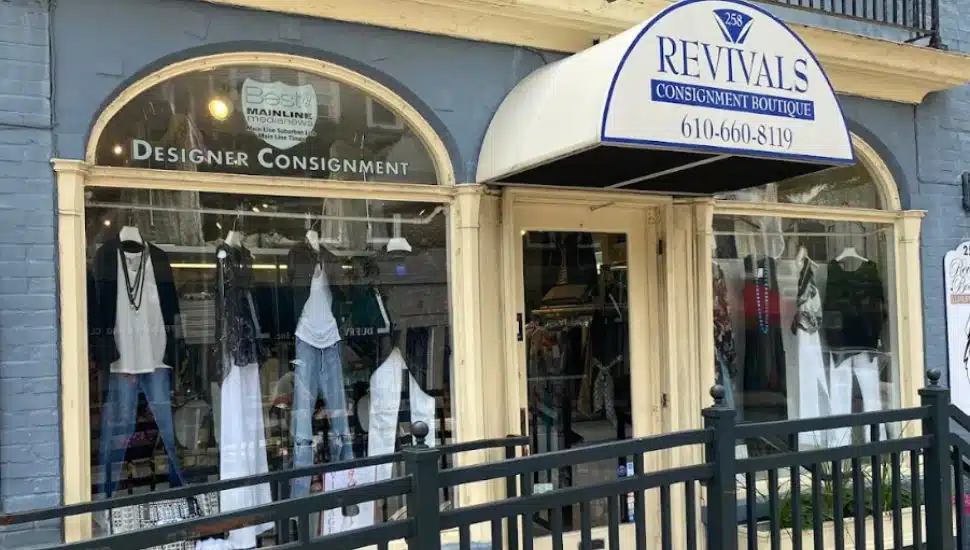 Revival's Boutique storefront in Ardmore.