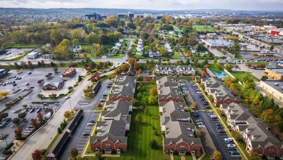 Aerial view of King of Prussia.