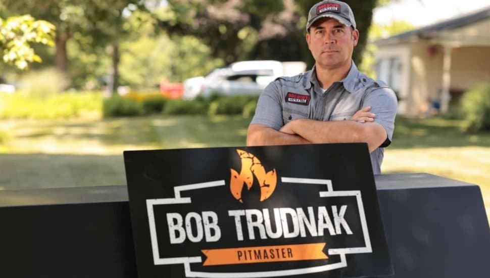 Bob Trudnak stands behind Pitt Master moniker.