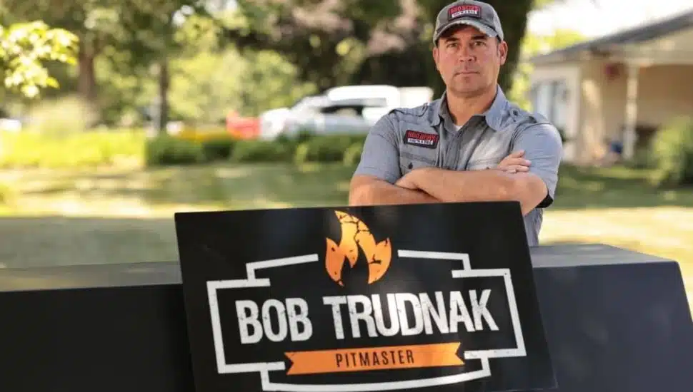 Bob Trudnak stands behind Pitt Master moniker.