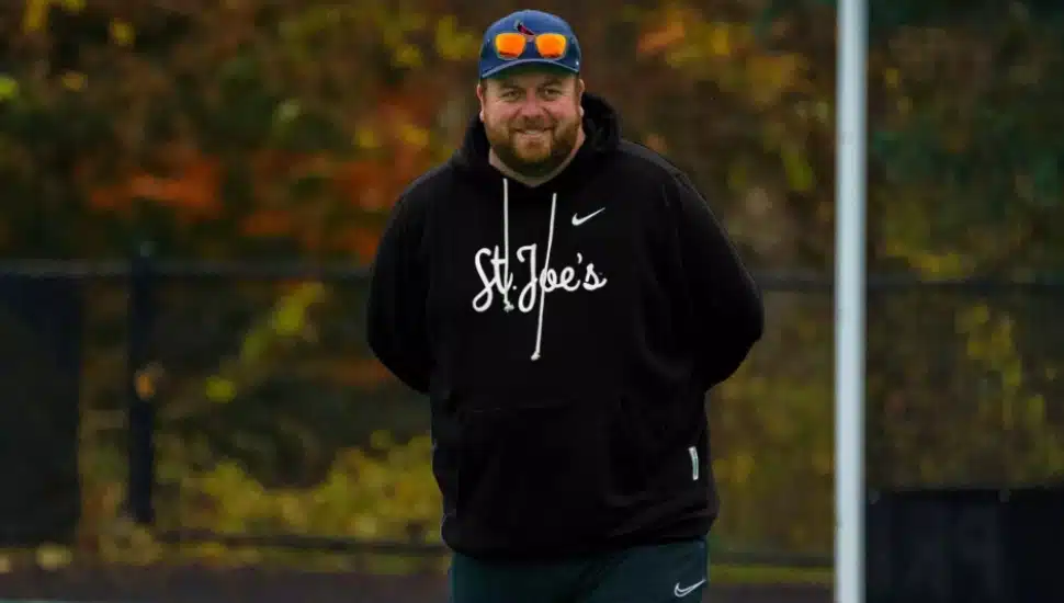 St. Joe's field hockey head coach Sam Brown.