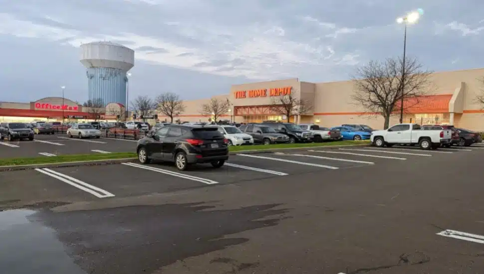 The Home Depot and Office Max at Lansdale's Water Tower Sqaure.