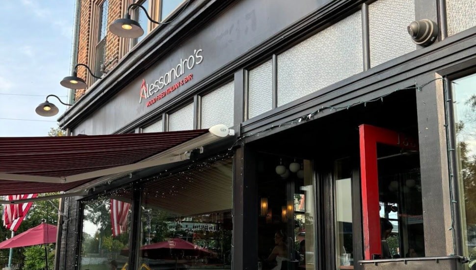 Alessandro's flagship restaurant in Wayne.