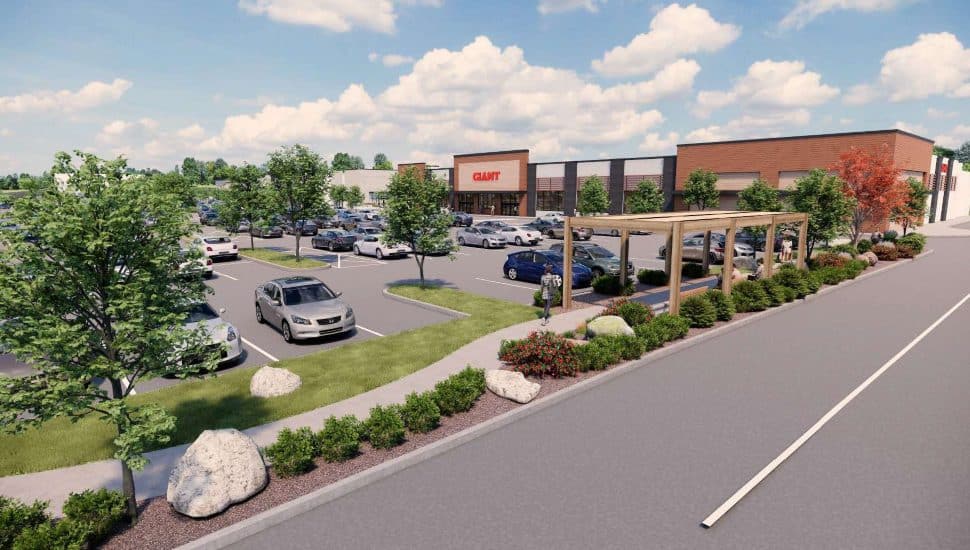 Digital rendering of the Giant at the Shoppes at Concord.