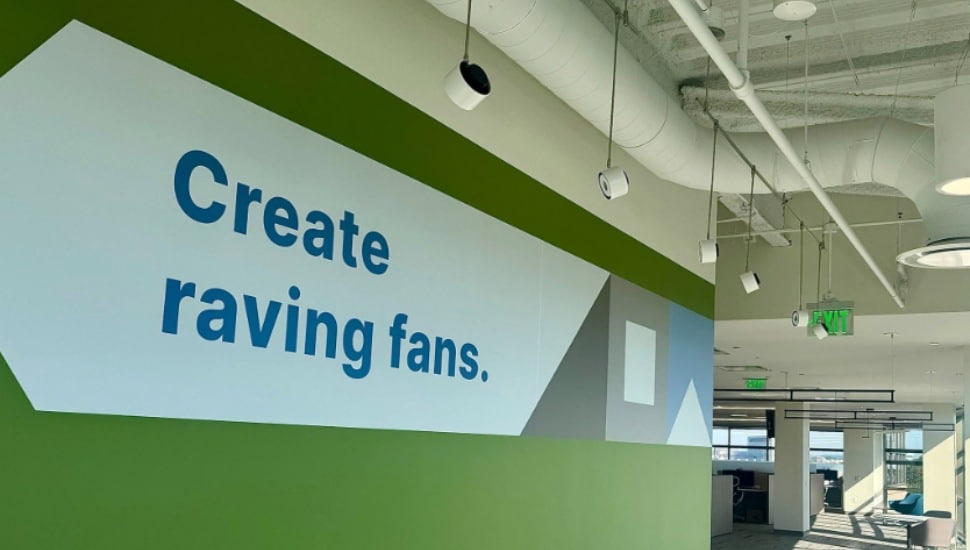 Inside the new King of Prussia headquarters of Orion.